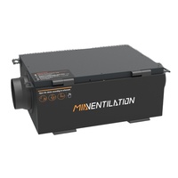 Unité de ventilation à récupération d'énergie HRV murale pour une seule pièce, échangeur de chaleur air-air, système de ventilation à récupération de chaleur, récupération de chaleur v