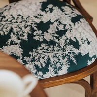 Chaise de salle à manger vintage nostalgique en bois de hêtre avec dossier antique et accoudoirs verts pour restaurant et usage domestique