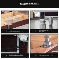 Table de billard moderne en marbre et ardoise pour usage commercial, vente en gros, 9 pieds, billard, snooker, table de billard pour bar, pliable