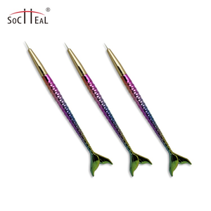 Yalixin แปรงทำเล็บ3ชิ้นด้ามอะคริลิครูปแบบไล่ระดับสีสุดหรู - Product Image 6