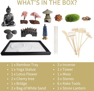 โต๊ะทำงานขนาดเล็กทำจากเรซินขนาด11.8x7.9นิ้วเดสก์ท็อปแบบญี่ปุ่นพร้อมชุดอุปกรณ์สำหรับวางโต๊ะทำงานทางศาสนาของชาวพุทธ - Product Image 3