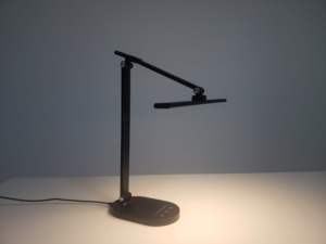 Modern Minimalist Powered LED Desk <b>Lamp</b> with <b>Wireless</b> Charger Reading Room 5-Color Stepless Dimmable Touch Control CRI 80 - Product Image 6