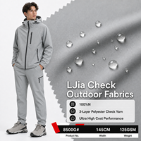 Chaquetas Técnicas Rígidas y Chaquetas de Plumón, 100% Nailon, Tejido de 3 Capas con Rejilla Tricot, Tejido Impermeable y Resistente para Exteriores