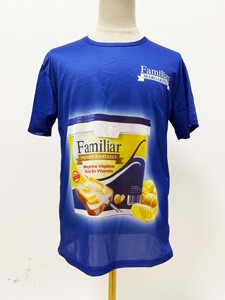 T-shirts à manches courtes pour hommes, en polyester 100% éco-dyed, coupe classique, séchage rapide, imprimés à l'écran, vente en gros, personnalisés, décontractés - Product Image 3