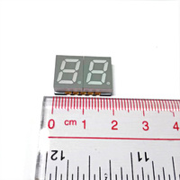 Afficheur LED à 7 segments SMD à 2 chiffres, super rouge (620-625 nm), 0,39 pouce, module LED Houkem-3921SMD-A/BSR