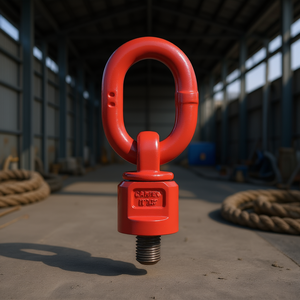 Écrou à œillet pivotant avec anneau rotatif sous charge, certifié CE, accessoires de levage et d'ancrage - Product Image 3