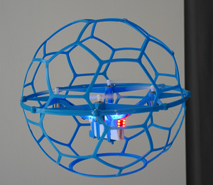 Drone à balle Edison 200MM avec auto-stabilité Drone de <span class=keywords><strong>football</strong></span> léger pour débutant Quadcopter sphérique spécialisé pour les compétitions - Product Image 6