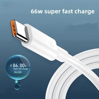 Cable de Carga Rápida Inteligente de Buena Calidad Directamente de Fábrica, 66W 6A CE, Longitud Personalizable para Teléfono Móvil Honor