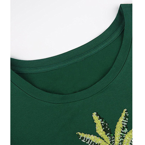<span class=keywords><strong>Camiseta</strong></span> de Lentejuelas Reversible de Verano para <span class=keywords><strong>Mujer</strong></span> de Alta Calidad, <span class=keywords><strong>Camiseta</strong></span> con Estampado de Piña, <span class=keywords><strong>Camiseta</strong></span> de Talla Grande para <span class=keywords><strong>Mujer</strong></span>, Alta Demanda - Product Image 5