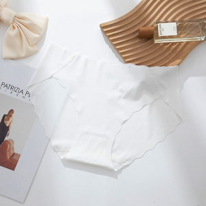 Slip da Donna in Seta Ghiaccio di Alta Qualità, Senza Cuciture, Traspiranti, con Apertura Alta e Design a Onda, Stile Giapponese - Product Image 4