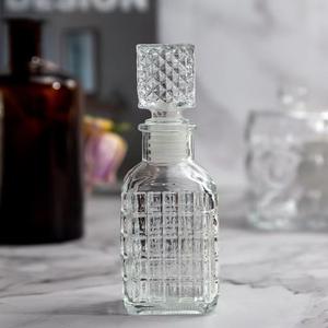 Mini decantador de licor de 95ML, botellas de chupito pequeñas, Mini decantador de aderezo para ensaladas, Mini botellas de Alcohol vacías con tapón de vidrio - Product Image 5