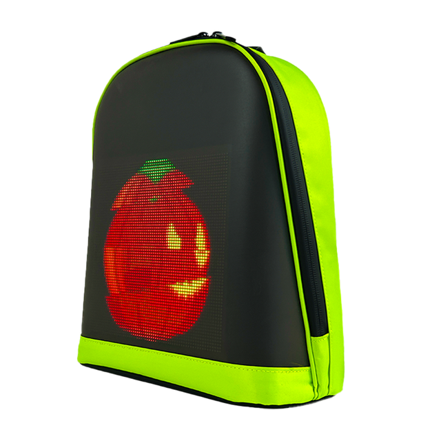 FSY New Fashion Custom Digital Backpack Led Screen Teenagers Soft TPU Leather Led Programmable Backpack Wholesale Factory