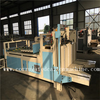 Machine à Coller les Dossiers/Machine à Coller les Cartons Semi-Automatique pour la Fabrication de Boîtes en Carton Ondulé à Vendre