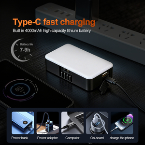 WOSEN Rechargeable Flashlight 10W Super Bright White <b>Light</b> Power Bank Cob Work <b>Light</b> Wave Sensor Hiking Led Headlamp - Product Image 6