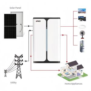 สำหรับแบตเตอรี่ไฮบริดแบบติดผนัง 51.2v 200ah เชื่อมต่อระบบโซลาร์เซลล์บนโครงข่าย พร้อมพอร์ตสื่อสาร CAN ALPHA ESS 6K/10KWH 200ah - Product Image 5