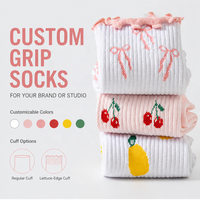 Chaussettes de yoga personnalisées, douces, absorbant les chocs, antidérapantes, élastiques, pour l'entraînement en salle de sport