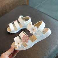 Sandales pour enfants, design tendance, princesse, ouvertes, plage, chaussures pour enfants avec de belles fleurs, sandales pour filles, chaussures pour enfants