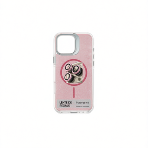 Custodia per cellulare IP14 PRO MAX a protezione completa in TPU+PC con supporto a striscia e protezione fotocamera per obiettivo brillante - Product Image 1