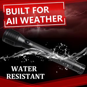 ไฟฉายแม็กไลท์แบบชาร์จได้ รุ่น Heavy Duty สีดำ ใช้แบตเตอรี่ 4D 3D 3C 2C 2AA 1AA ไฟฉายอลูมิเนียม LED สำหรับตะวันออกกลาง - Product Image 5