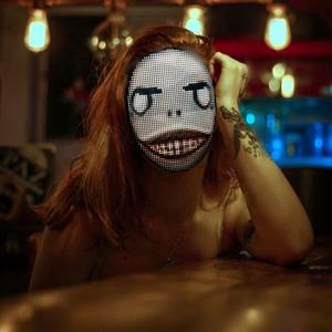 Shingel nuovo regalo calamari gioco Silicone RGB partito maschera Bluetooth controllo intelligente maschera LED - Product Image 5