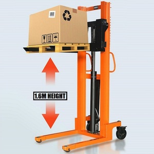 Apilador de cabrestante de elevación de material a precio de fábrica de China, apilador de mano de cilindro hidráulico de 1 tonelada y 2 toneladas - Product Image 3