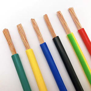 Factory Price PVC Insulated Copper <strong>Cable</strong> 1.5/mm Flexible Construction Sheathed <strong>Stranded</strong> Conductor MOQ Electrical Wires - Product Image 1