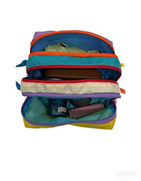 Livraison rapide, trousse de maquillage portable, trousse de toilette multi-couches, sac organisateur de cosmétiques en nylon, kit de rangement de beauté pour les voyages