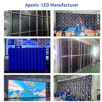 Écran LED intérieur à pas de pixel fin P1.2 P1.5 P1.8 P2, taux de rafraîchissement élevé, affichage vidéo 4K8K pour aéroport et écran d'accueil
