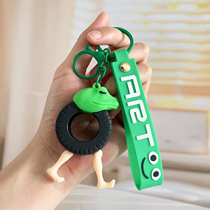 Dễ thương nhất cho phim hoạt hình mới phim hoạt hình cao su hình Keychain đồ chơi <span class=keywords><strong>Key</strong></span> Tag cho túi đồ trang sức chìa khóa xe phụ kiện - Product Image 1