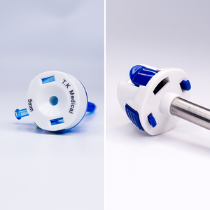 Trung Quốc Nhà Máy Giá 5mm 10mm 12mm 15mm với chiều dài 100mm 150mm dùng một lần nội soi phẫu thuật quang không cánh tip trocar - Product Image 4