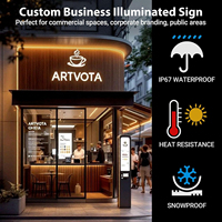 Letreros Luminosos LED Personalizados para Negocios y Tiendas, Letreros 3D con Letras Iluminadas, Letrero LED con Logotipo, Letrero de Canal LED para Exteriores Resistente al Agua