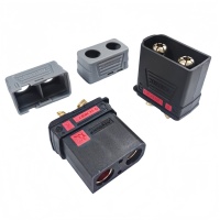 Connecteur QS10P-L anti-étincelles ABS mâle/femelle 210A pour stockage d'énergie, indice de protection IP66, prise 500VDC pour moto électrique et vélo
