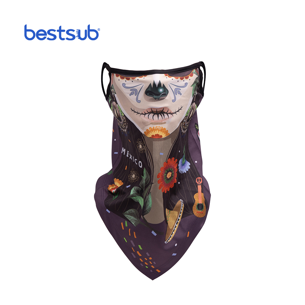 Лидер продаж, мягкие и удобные сублимационные заготовки Bestsub с термоприжимом, детский шарф, заушная петля, шейный Гетр, маска для закрытия лица