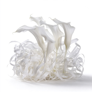 Calla Lily Stabilizzata Fiore Eterno Effetto Reale Decorazione Floreale Essiccata per Matrimoni Natale Fioristi - Product Image 1