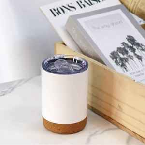 12oz Stainless Steel Cork Bottom Vacuum Tumbler 6-12 Hours Insulation Leak-Proof Eco-Friendly Portable <b>Coffee</b> & Beer Cup - Product Image 3