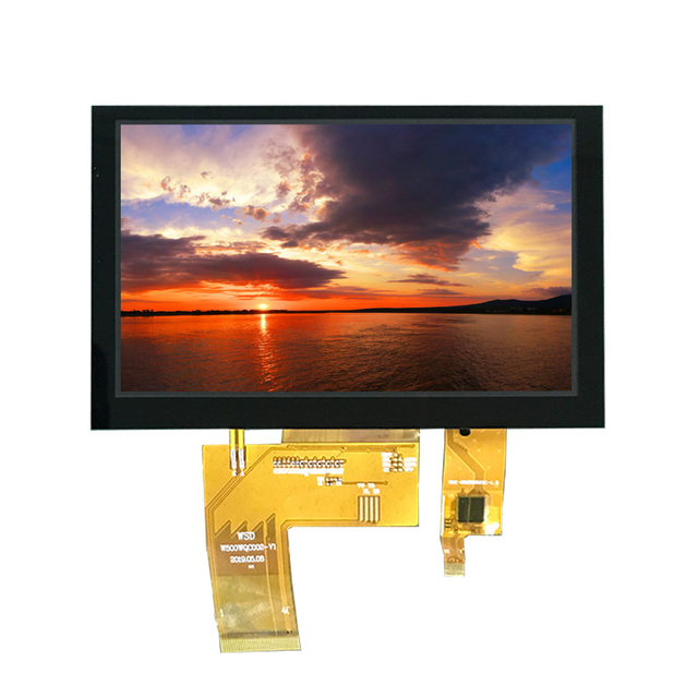 OEM 800*480 high quality 500 nits capacitive touch panel 5 inch ips tft lcd module