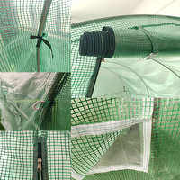 8X3X2 Couvercle en plastique facile à assembler Serre de jardin pliante Tente de culture personnalisée Maisons en plastique pour la plantation