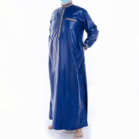 Grande Taille Nouvelle Polyester Offre Spéciale Adulte Islamique Marocain Hommes Abaya Musulman Vêtements Hommes De ethniques