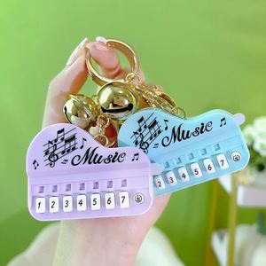 Factory Children Kids Gifts Mini <b>Small</b> <b>Game</b> Toy Key Chain Mental Keyring Plastic Creative Cute Music Piano Keychain Custom - Product Image 3