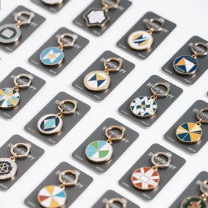 Custom Soft Enamel Zinc Alloy Key Rings with Jump Ring for Fundraising Souvenirs - Product Image 5