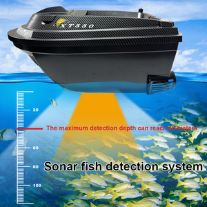 Nouveau Bateau Amorçage GPS <span class=keywords><strong>11</strong></span>.1V 18Ah avec Batterie et Sonar Détecteur de Poissons pour Pêche à la Carpe – 4 Zones/<span class=keywords><strong>116</strong></span> Points, Matériel d'Amorçage et de Pêche à la Carpe - Product Image 4