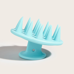 Cepillo de silicona para masaje del cuero cabelludo, herramienta suave para el cuidado del cabello, para aliviar la picazón y rascarse la cabeza con diseño de púas - Product Image 4