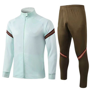 Chándales de entrenamiento de otoño e invierno para hombre, traje deportivo para correr, traje deportivo para hombre, traje de chaqueta de entrenamiento de fútbol de dos piezas - Product Image 3