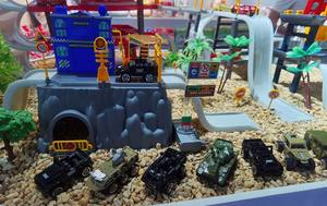 Jouets de <span class=keywords><strong>garage</strong></span> pour enfants, circuit de voitures en métal, stationnement DIY, véhicules miniatures, camion de pompiers, jouet pour enfants - Product Image 5