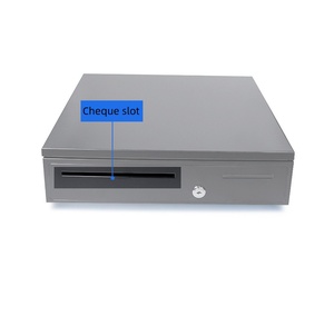 Cajón de efectivo 405B Cajón de efectivo de tres niveles con cinco compartimentos Cajón de efectivo de supermercado con cerradura Se puede usar de forma independiente - Product Image 6