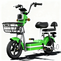 Usine chinoise de vélos électriques : Scooter électrique de haute qualité avec cadre en acier au carbone, autonomie 40-60 km, nouveau vélo électrique abordable