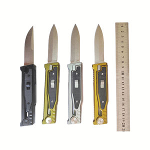 Cuchillo de bolsillo Gravity EDC de acero D2 con mango de aluminio, apertura mecánica física, superventas en comercio electrónico, cuchillo táctico plegable - Product Image 2