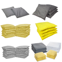 Absorbant de déversement d'huile, contrôle des déversements de carburant, chaussette non tissée en tissu non tissé, poudre chimique, usage général, universel, oreiller de petite taille
