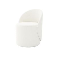 Coiffeuse rotative moderne nordique dossier chaise longue de chambre simple