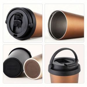 Logo Stainless Insulated Coffee Mug Drinkware Cup Water Custom Steel <b>Bottle</b> Keep <b>Warm</b> - Product Image 3